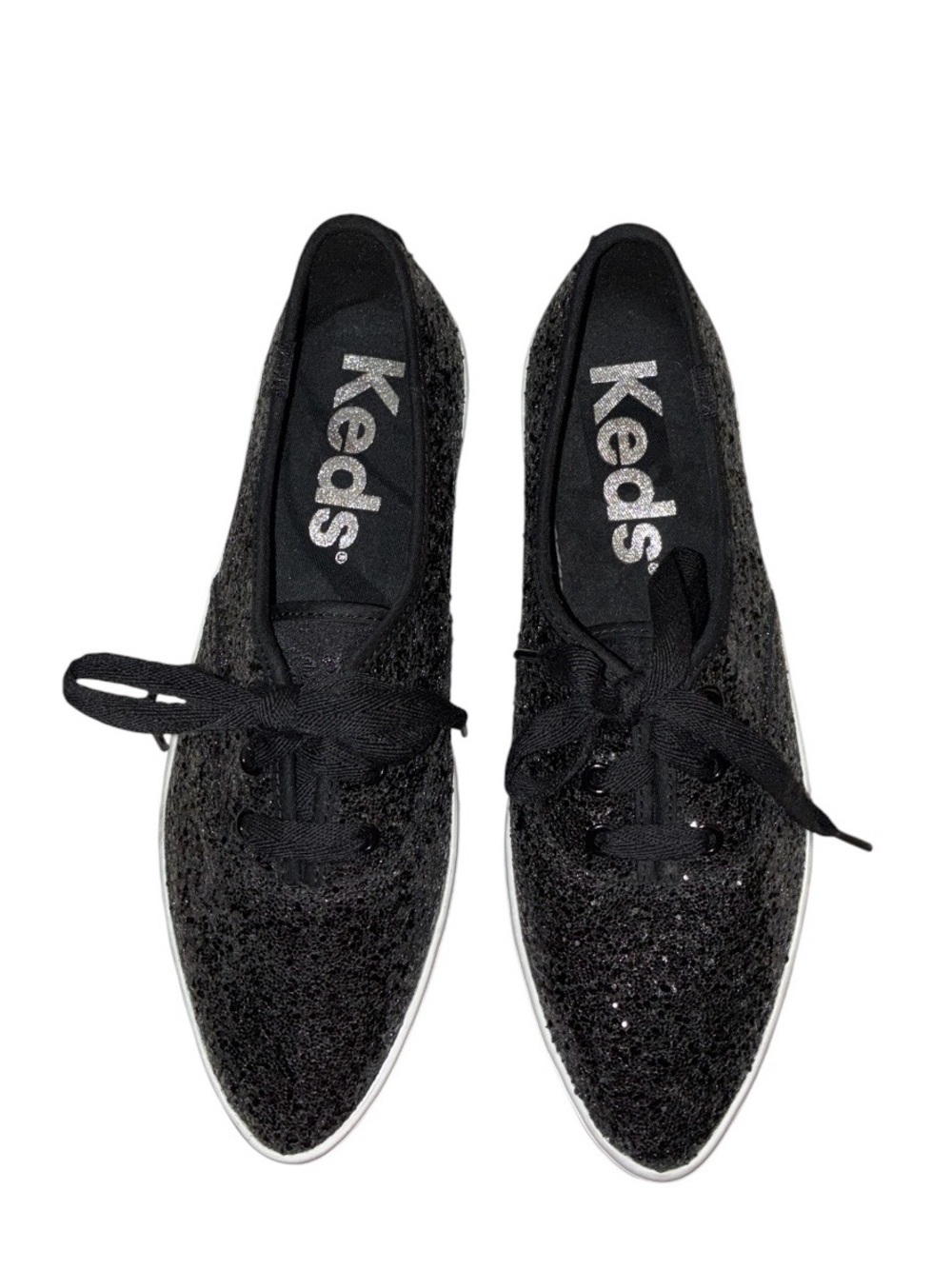 Like New Keds Point Glitter Platform Sneaker Sz 7.5